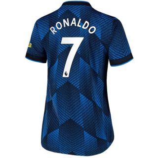 Fotbollströja Manchester United Ronaldo 7 Tredje tröjor Dam 2021-2022