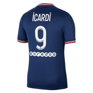 matchtröjor fotboll Paris Saint Germain PSG Icardi 9 Hemma tröja 2021-2022 – Kortärmad