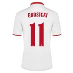 matchtröjor fotboll Polen Grosicki 11 Hemma tröja 2021 – Kortärmad