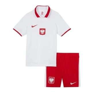 Fotbollströjor Polen Barn Hemma tröja 2021 – Fotbollströja