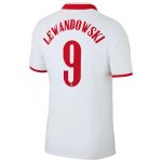 Fotbollströja Polen Lewandowski 9 Hemma tröjor 2020-2021