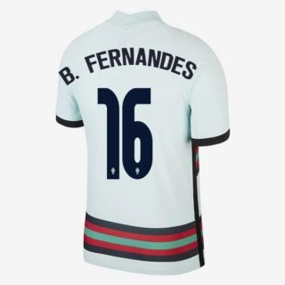 matchtröjor fotboll Portugal B.Fernandes 16 Borta tröja 2021 – Kortärmad
