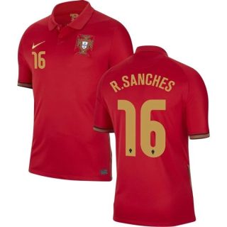 matchtröjor fotboll Portugal R.Sanches 16 Hemma tröja 2021 – Kortärmad