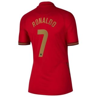 Portugal Ronaldo 7 Hemma tröja Dam – fotbollströjor
