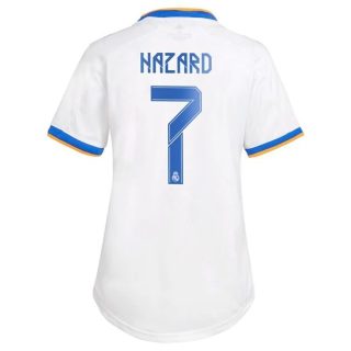 Fotbollströja Real Madrid Hazard 7 Hemma tröjor Dam 2021-2022