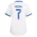 Real Madrid Hazard 7 Hemma tröja Dam 2021-2022 – fotbollströjor