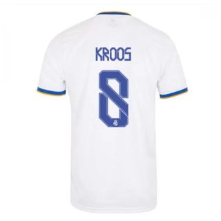 matchtröjor fotboll Real Madrid Kroos 8 Hemma tröja 2021-2022 – Kortärmad