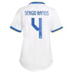 Real Madrid Sergio Ramos 4 Hemma tröja Dam 2021-2022 – fotbollströjor