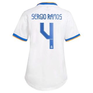 Real Madrid Sergio Ramos 4 Hemma tröja Dam 2021-2022 – fotbollströjor