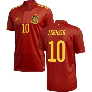 matchtröjor fotboll Spanien Asensio 10 Hemma tröja 2021 – Kortärmad