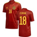 matchtröjor fotboll Spanien Ferran 18 Hemma tröja 2021 – Kortärmad