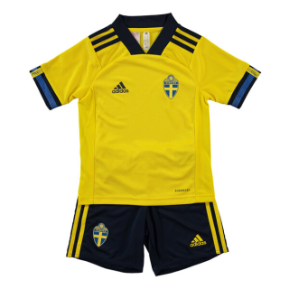 Fotbollströjor Sverige Barn Hemma tröja 2020 – Fotbollströja