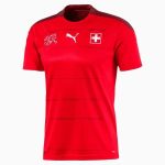 matchtröjor fotboll Schweiz Hemma tröja 2021 – Kortärmad