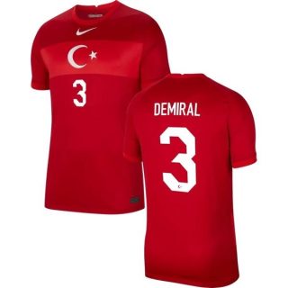matchtröjor fotboll Turkiet Demiral 3 Borta tröja 2021 – Kortärmad