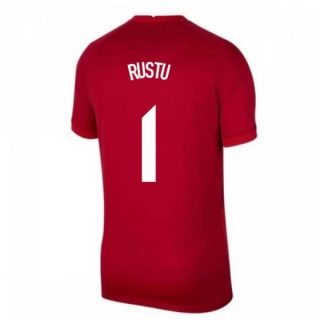 matchtröjor fotboll Turkiet Rustu 1 Borta tröja 2021 – Kortärmad
