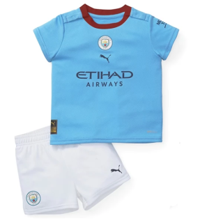 Fotbollströjor Manchester City Sterling 7 Barn Hemma tröja 2022 2023 – Fotbollströja